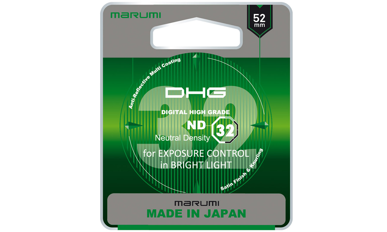 Filtr fotograficzny szary  Marumi DHG ND32 52 mm