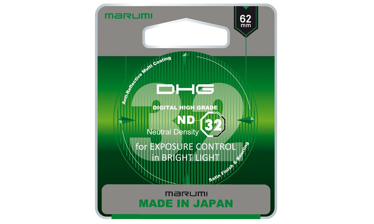 Filtr fotograficzny szary  Marumi DHG ND32 62 mm
