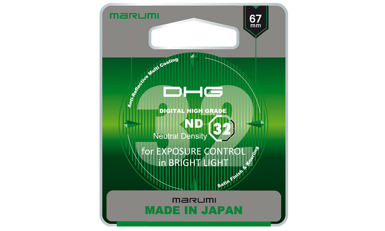 Filtr fotograficzny szary  Marumi DHG ND32 67 mm