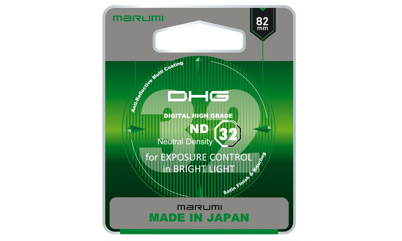 Filtr fotograficzny szary  Marumi DHG ND32 82 mm