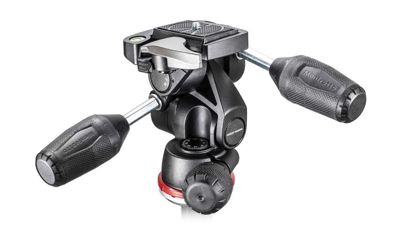 Głowica do statywu Manfrotto 804-3W - 3-kierunkowa z chowanymi rączkami