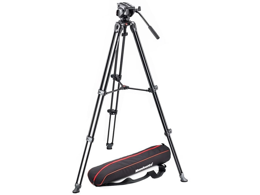 Statyw Manfrotto 502AM aluminium + głowica 500AH