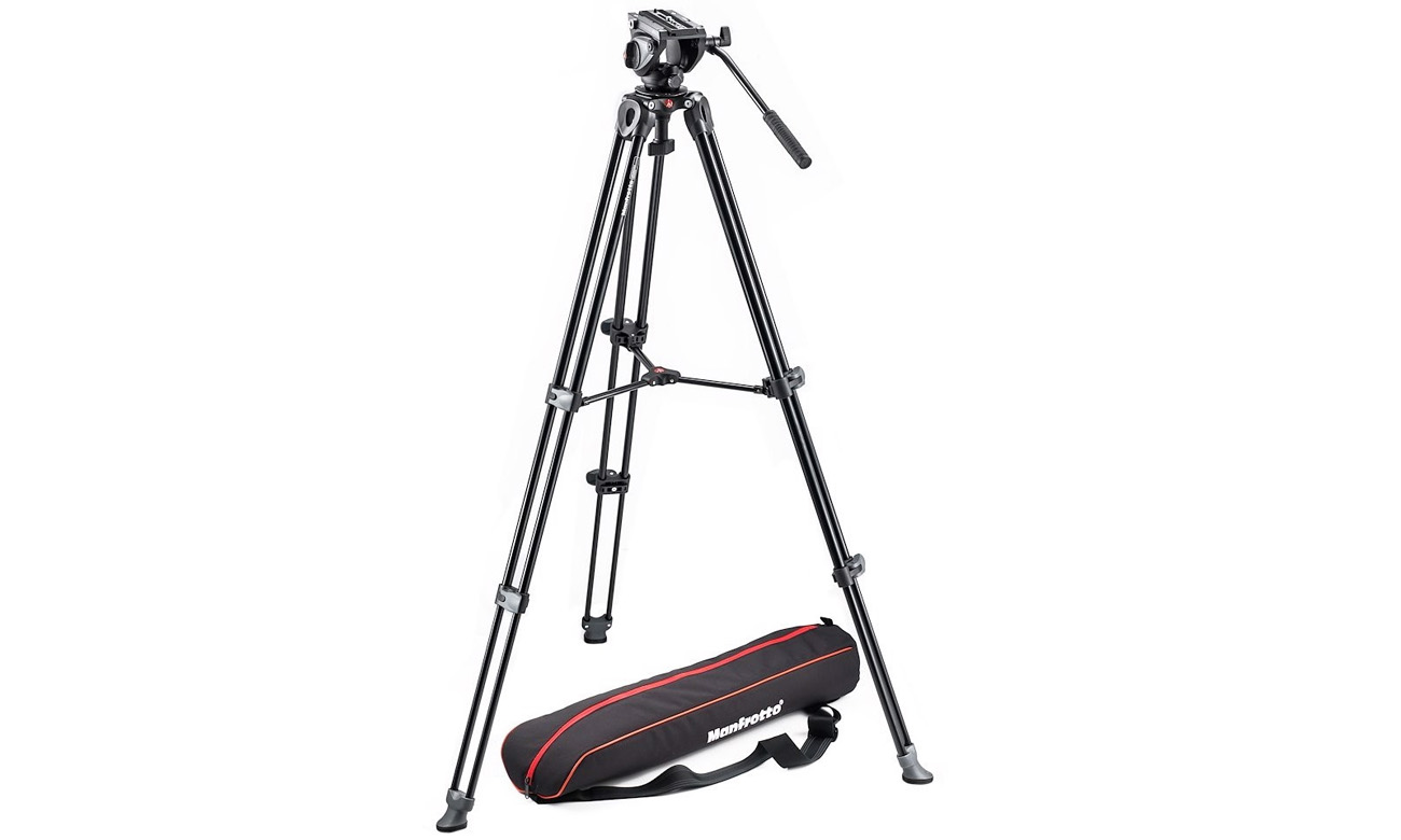 Statyw Manfrotto 502AM aluminium + głowica 500AH
