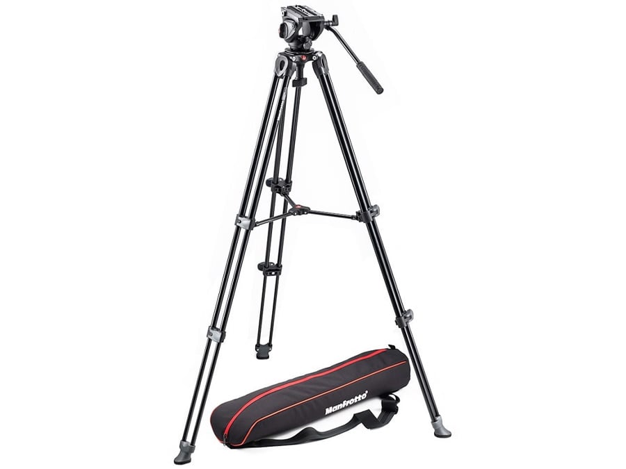 Statyw Manfrotto 502AM aluminium + głowica 502A + torba