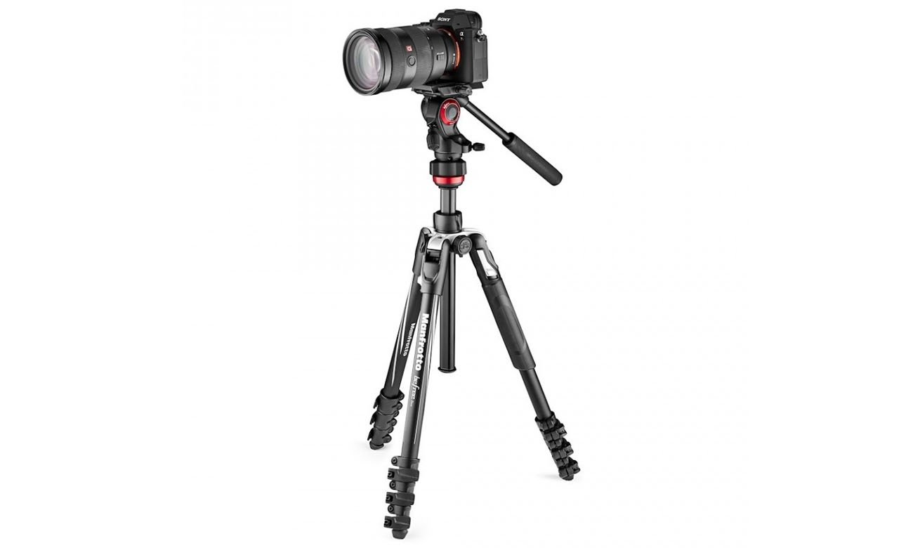 Manfrotto Befree Live podróżny statyw z głowicą video, lever