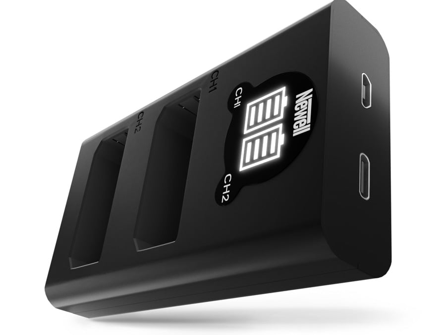 Ładowarka dwukanałowa Newell DL-USB-C do akumulatorów LP-E10 do Canon