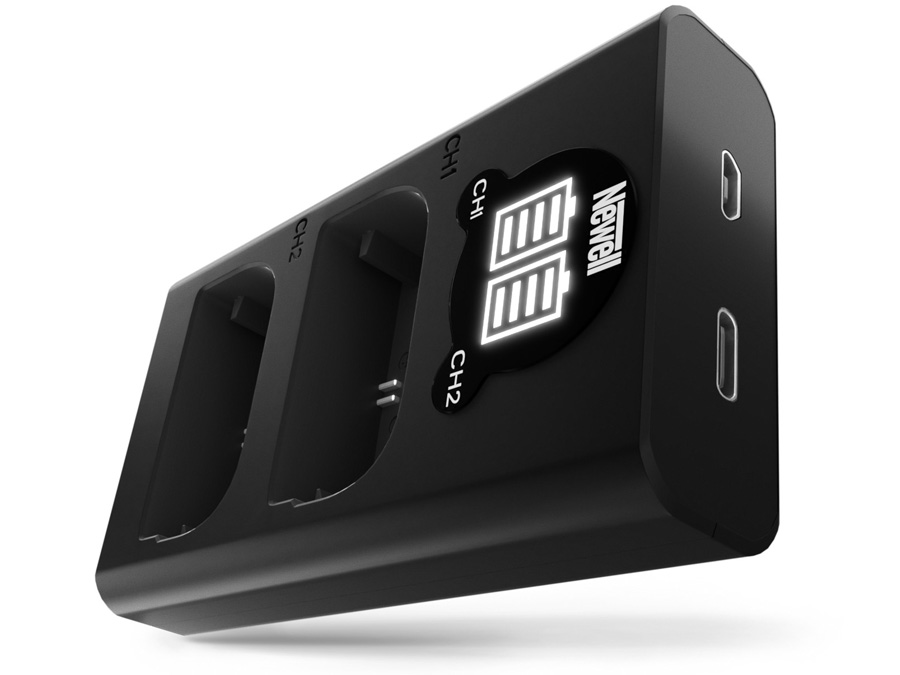 Ładowarka dwukanałowa Newell DL-USB-C do akumulatorów LP-E6 do Canon