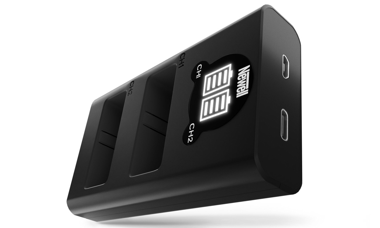 Ładowarka dwukanałowa Newell DL-USB-C do akumulatorów LP-E8 do Canon