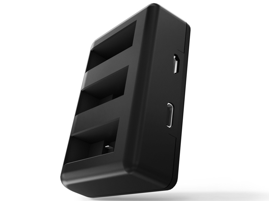 Ładowarka trójkanałowa Newell SDC-USB do akumulatorów AABAT-001 do GoPro