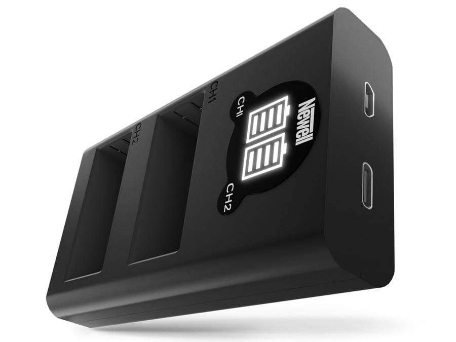 Ładowarka dwukanałowa Newell DL-USB-C do akumulatorów NP-W126 do Fujifilm