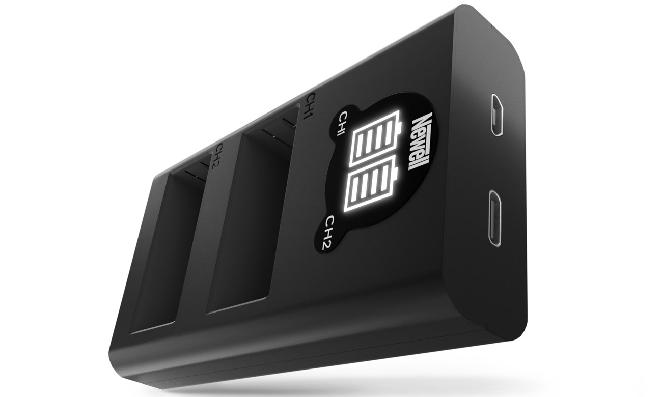Ładowarka dwukanałowa Newell DL-USB-C do akumulatorów NP-W126 do Fujifilm
