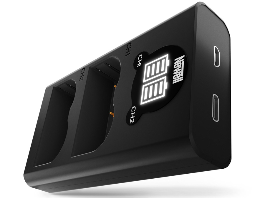 Ładowarka dwukanałowa Newell DL-USB-C do akumulatorów EN-EL3e do Nikon