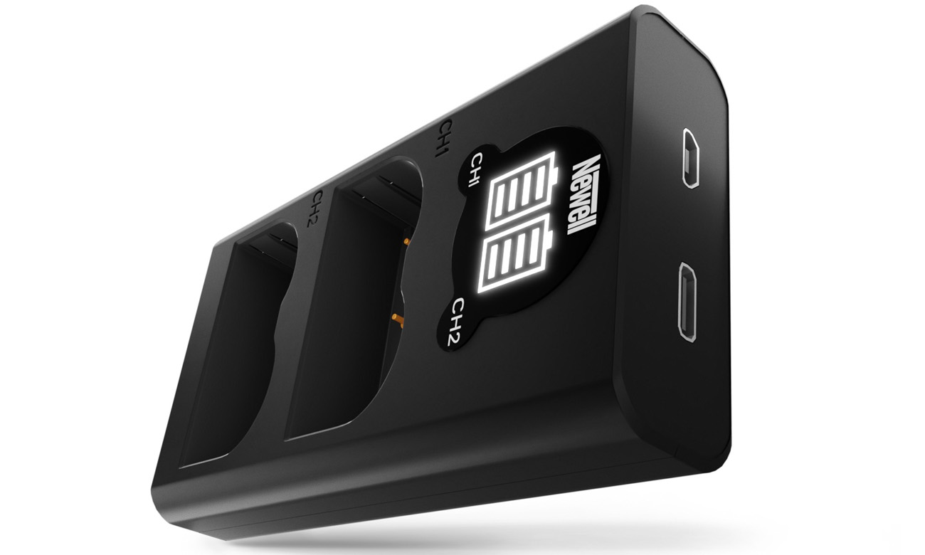Ładowarka dwukanałowa Newell DL-USB-C do akumulatorów EN-EL3e do Nikon