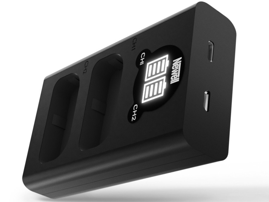 Ładowarka dwukanałowa Newell DL-USB-C do akumulatorów DMW-BLJ31 do Panasonic