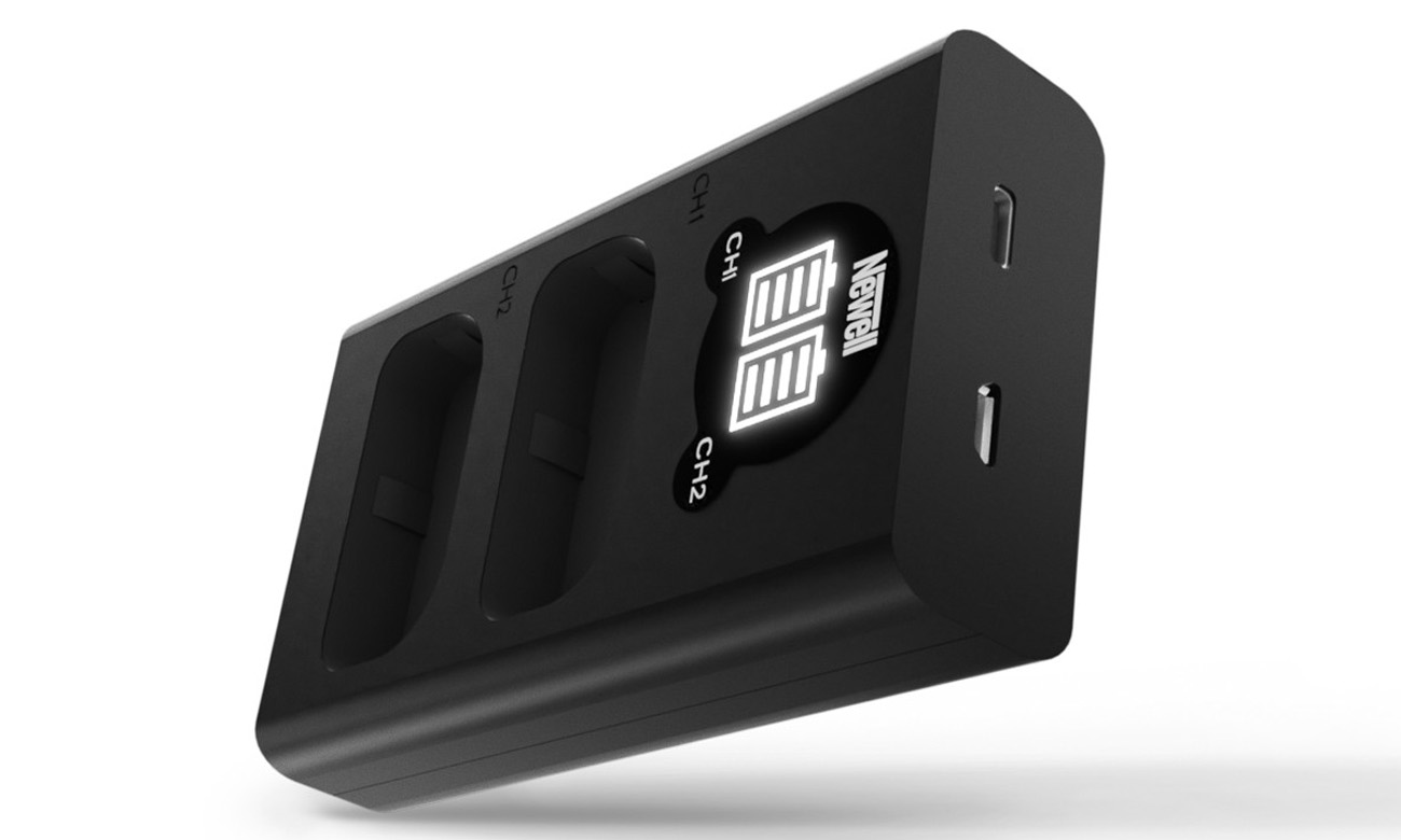 Ładowarka dwukanałowa Newell DL-USB-C do akumulatorów DMW-BLJ31 do Panasonic