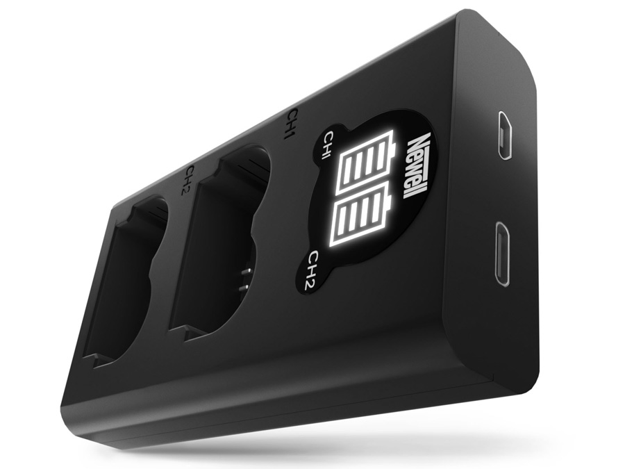 Ładowarka dwukanałowa Newell DL-USB-C do akumulatorów NP-W235 do Fujifilm