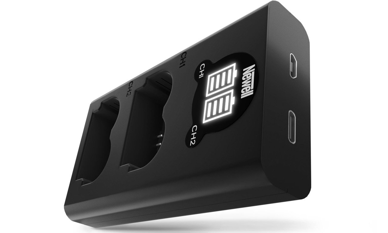 Ładowarka dwukanałowa Newell DL-USB-C do akumulatorów NP-W235 do Fujifilm