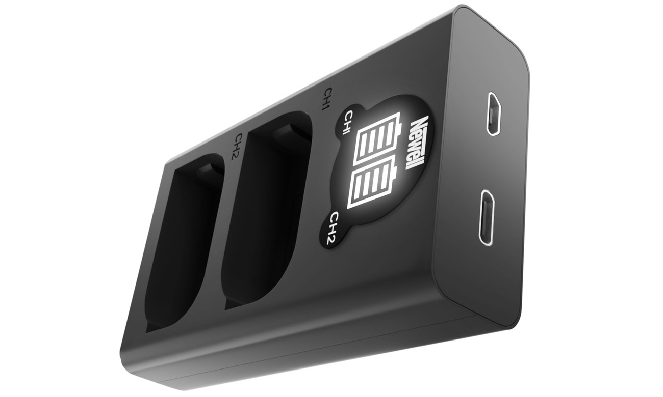 Ładowarka dwukanałowa Newell DL-USB-C do akumulatorów DMW-BLK22 do Panasonic