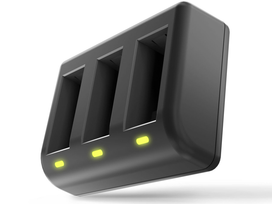 Ładowarka trójkanałowa Newell SDC-USB do akumulatorów AHDBT-901 do GoPro