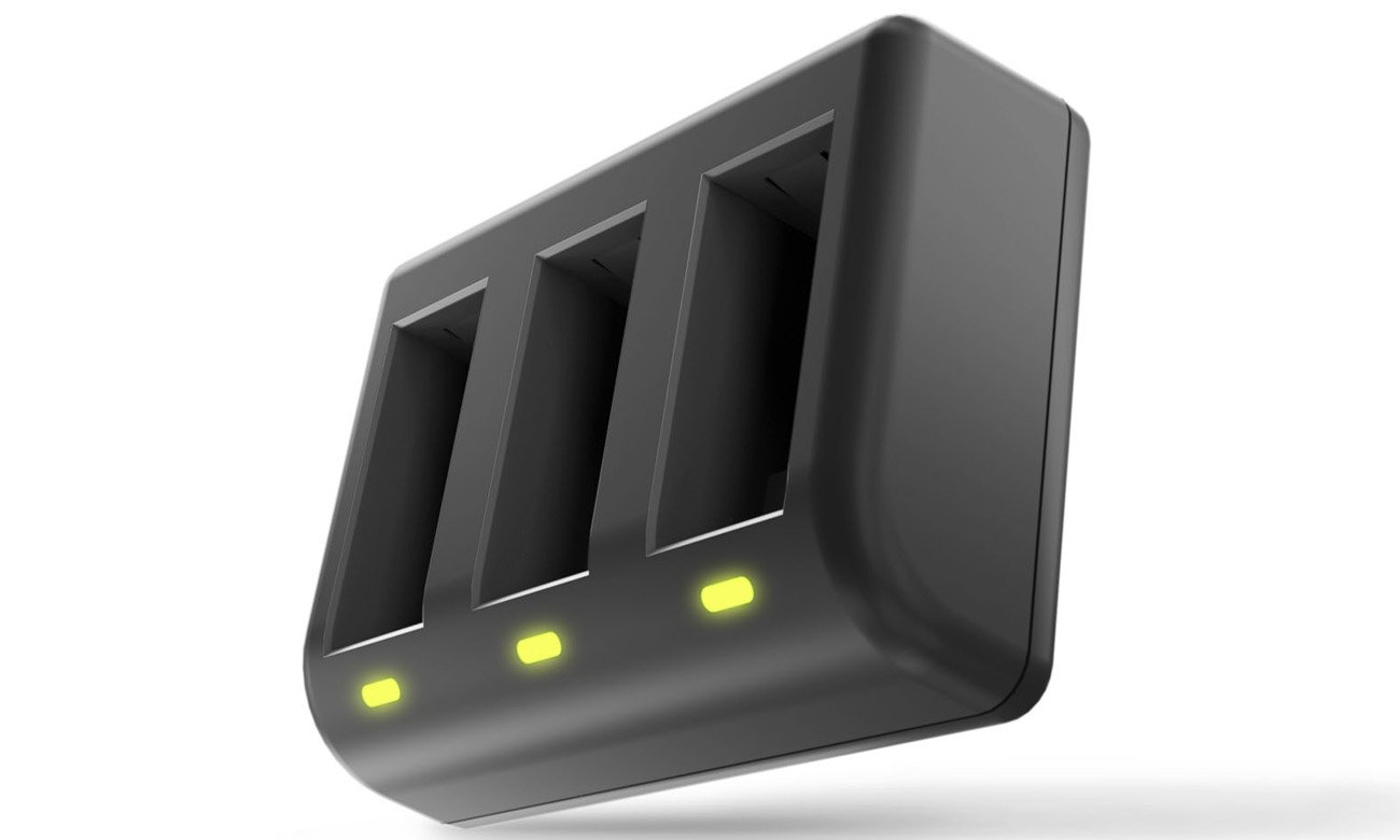 Ładowarka trójkanałowa Newell SDC-USB do akumulatorów AHDBT-901 do GoPro