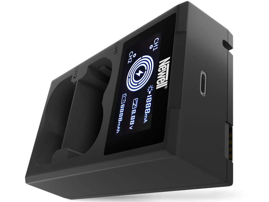 Ładowarka dwukanałowa Newell FDL-USB-C do akumulatorów NP-W235 do Fujifilm
