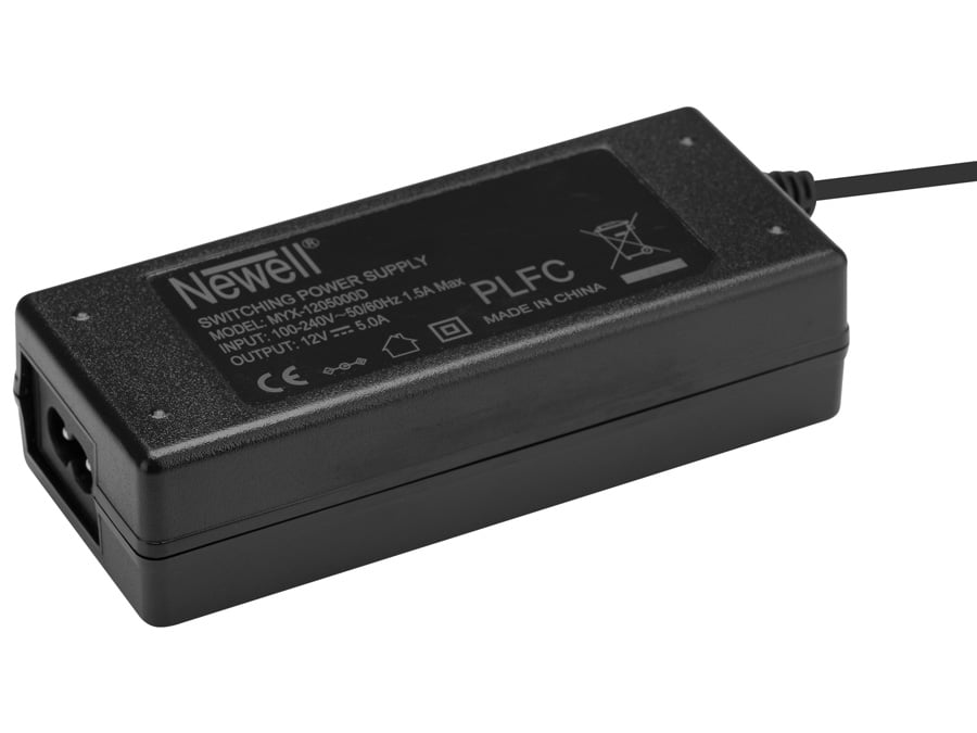 Zasilacz sieciowy Newell MYX-1205000D - 12 V / 5 A, wtyk DC 5,5 / 2,5 mm
