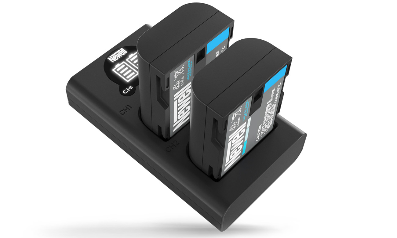 Zestaw ładowarka dwukanałowa Newell DL-USB-C i dwa akumulatory NP-F570 do Sony