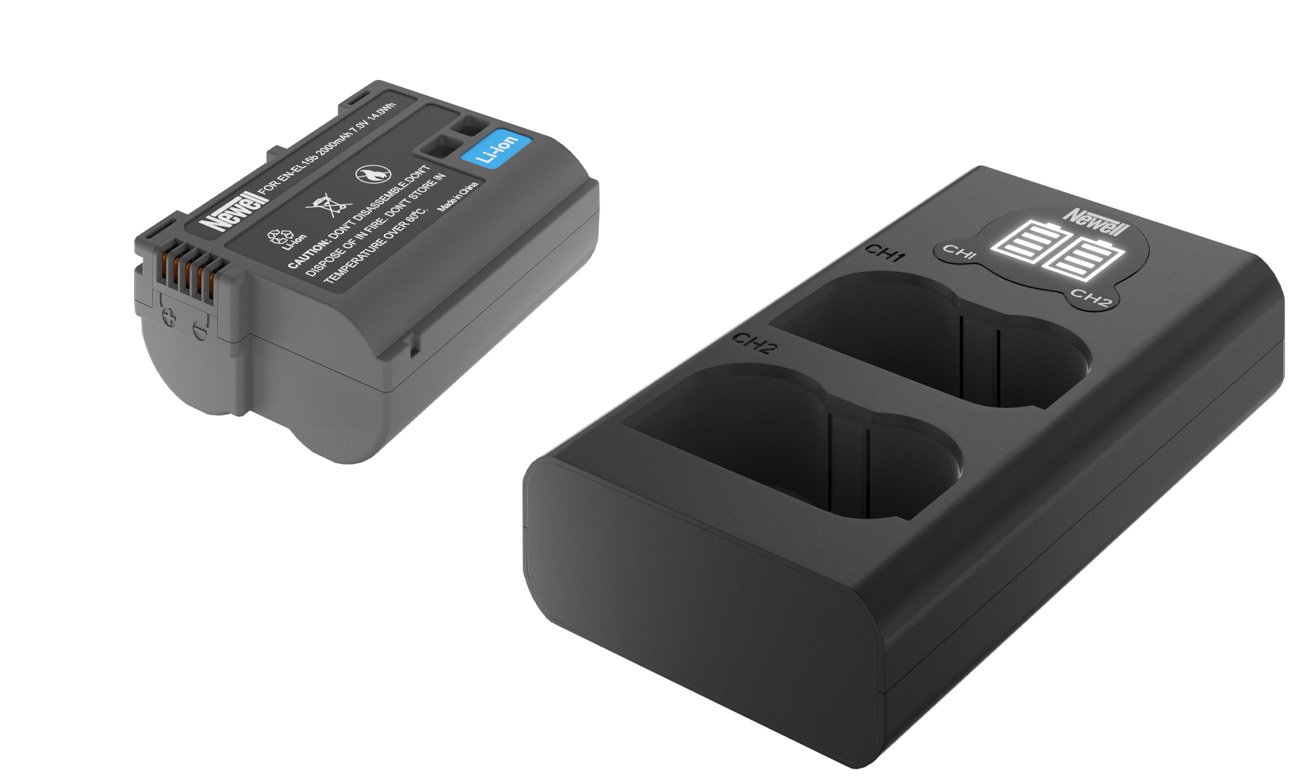 Zestaw ładowarka dwukanałowa Newell DL-USB-C i akumulator EN-EL15b do Nikon