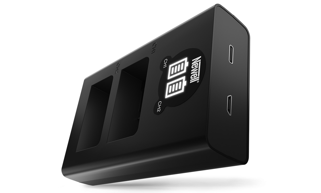Ładowarka dwukanałowa Newell DL-USB-C do akumulatorów EN-EL25 do Nikon