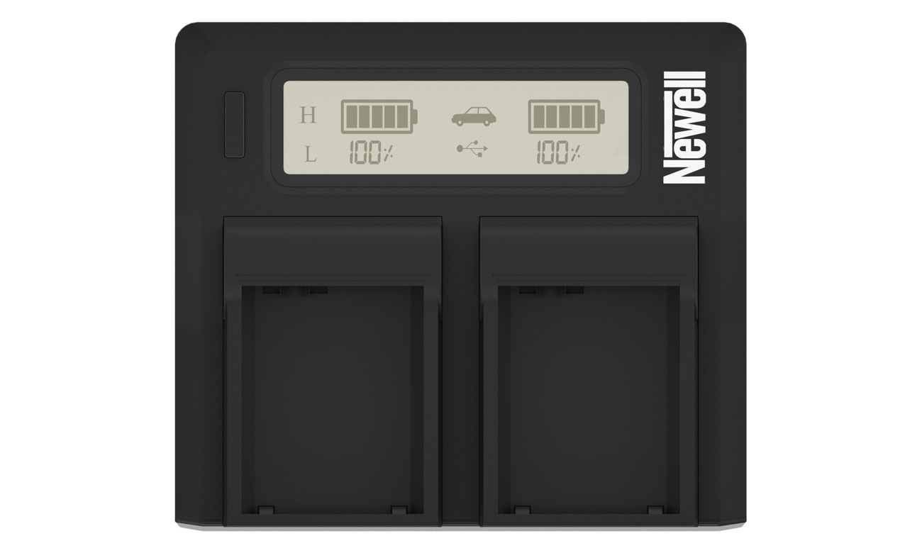 Ładowarka dwukanałowa Newell DC-LCD do akumulatorów VW-VBD29/58/78 do Panasonic