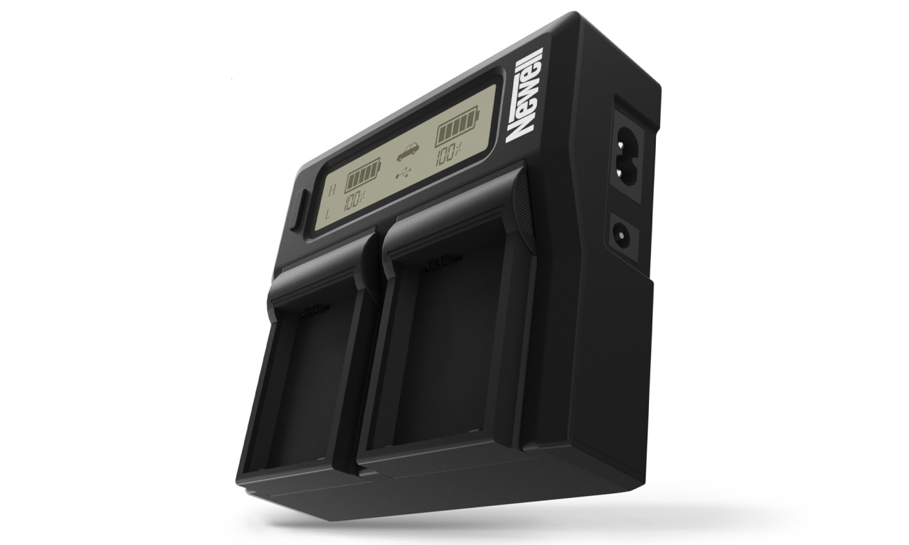 Ładowarka dwukanałowa Newell DC-LCD do akumulatorów VW-VBD29/58/78 do Panasonic