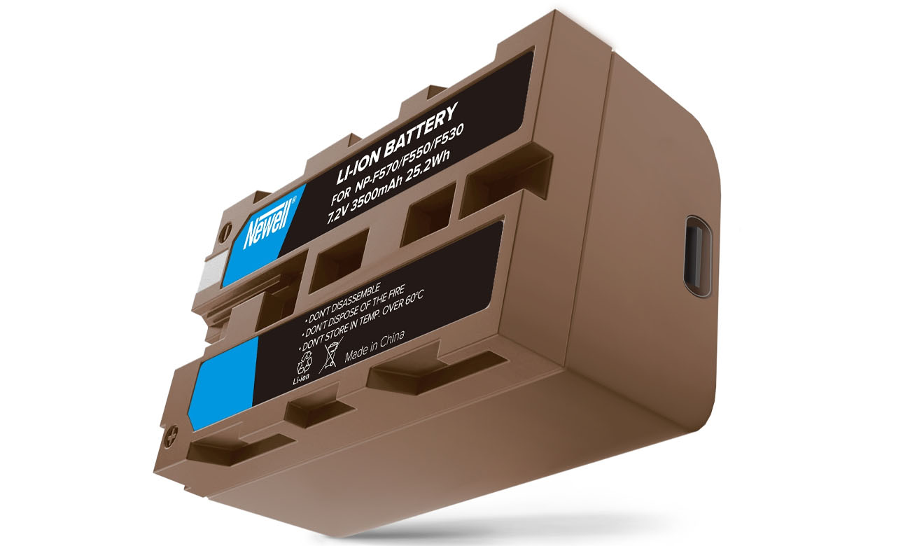 Akumulator Newell zamiennik NP-F570 USB-C do Sony