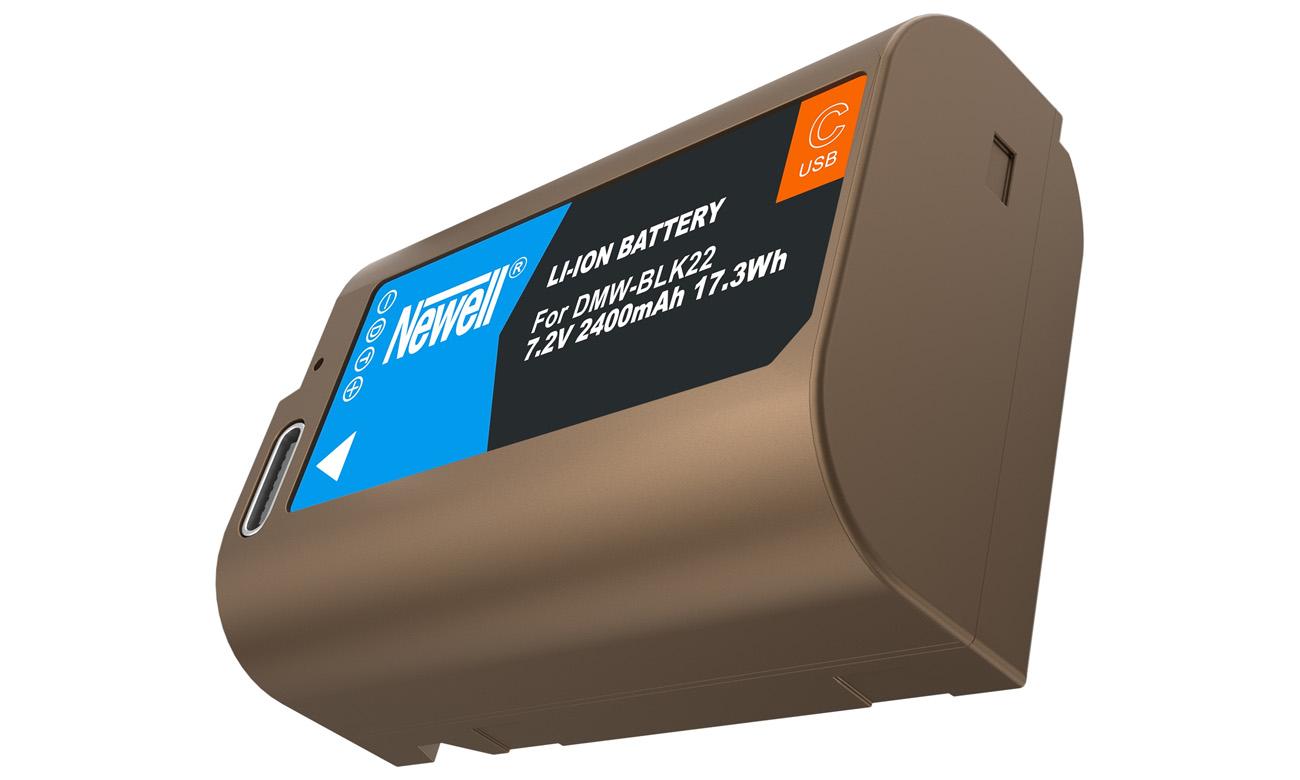 Akumulator Newell zamiennik DMW-BLK22 USB-C do Panasonic