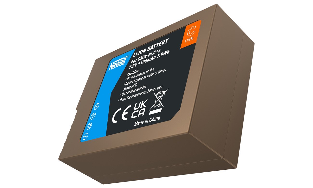 Akumulator Newell zamiennik DMW-BLC12 USB-C do Panasonic