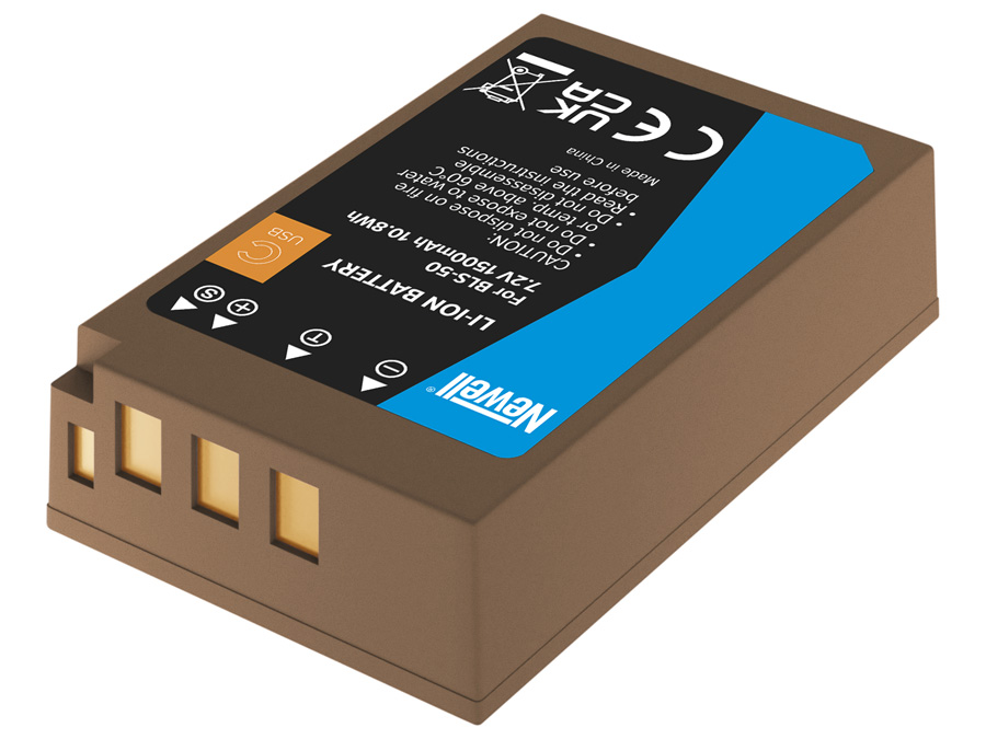 Akumulator Newell zamiennik BLS-50 USB-C do Olympus