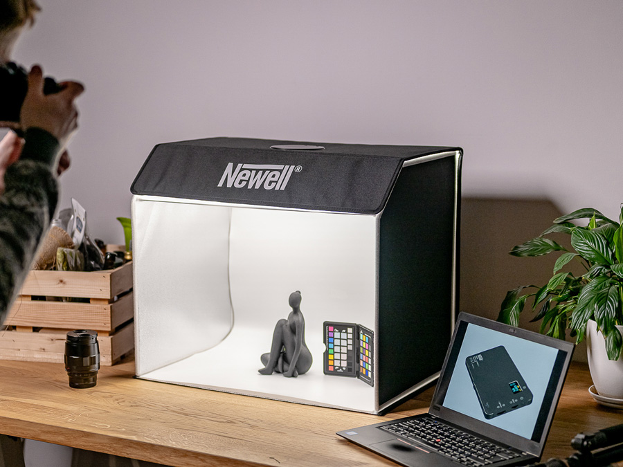 Namiot bezcieniowy Newell M60 do fotografii produktowej