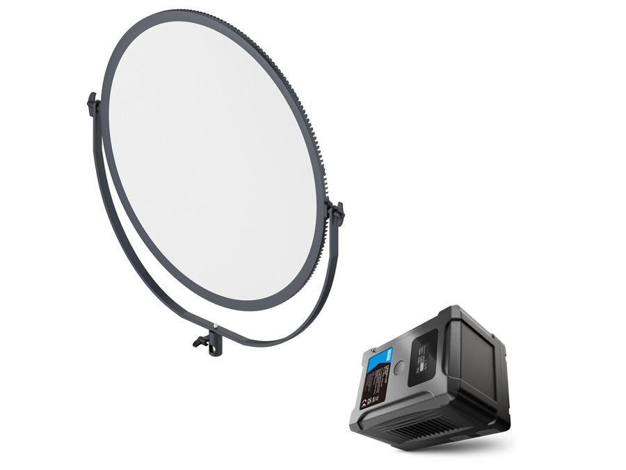 Zestaw Lampa LED Newell Air Artha Max XL i Akumulator Newell BP-150 LCD V-Mount