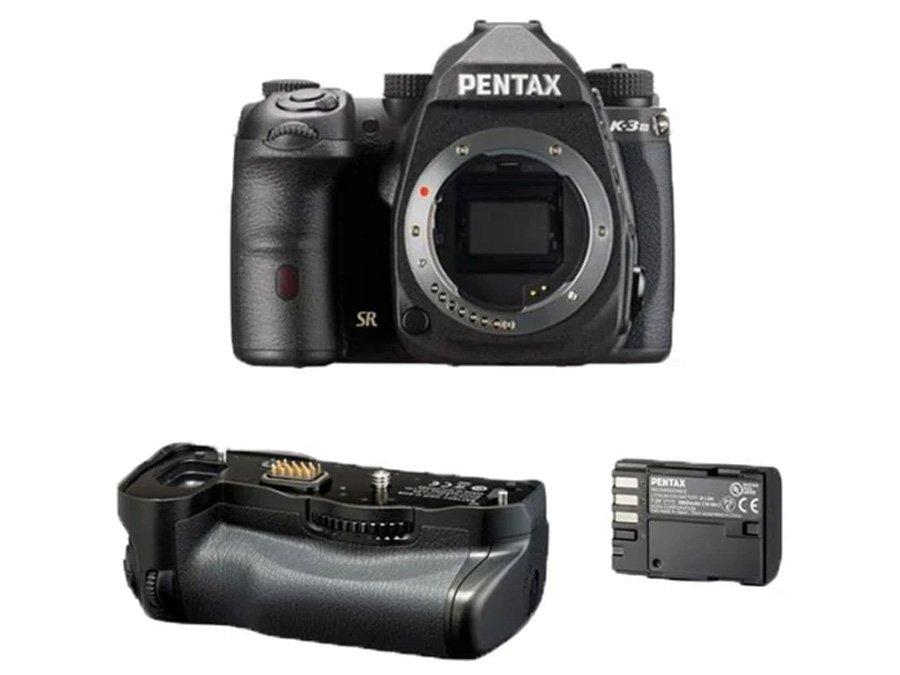 Lustrzanka Pentax K-3 Mark III + uchwyt D-GB8 + bateria D-LI90