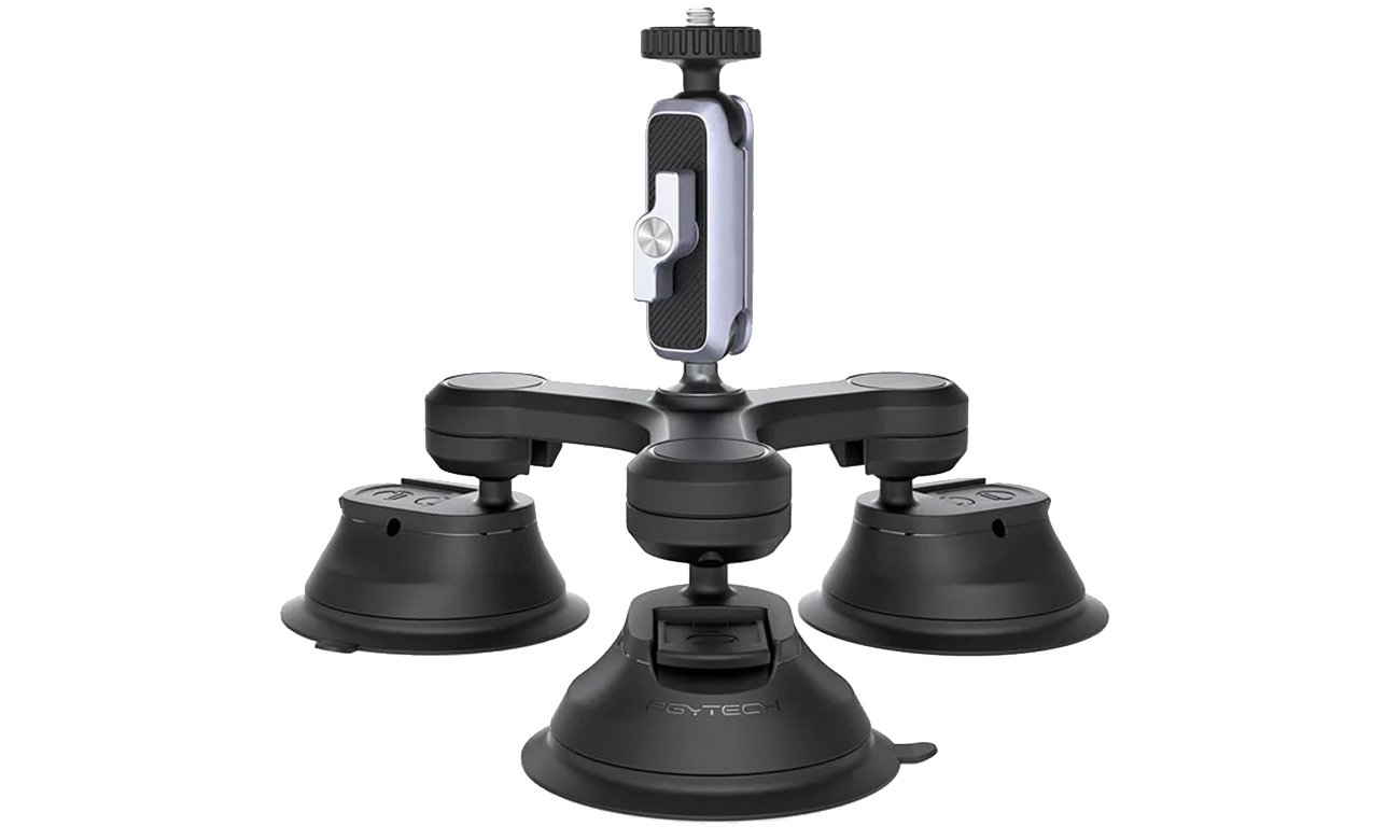 Mocowanie przyssawka do kamer sportowych / gwint 1/4'' PYGTECH P-GM-136