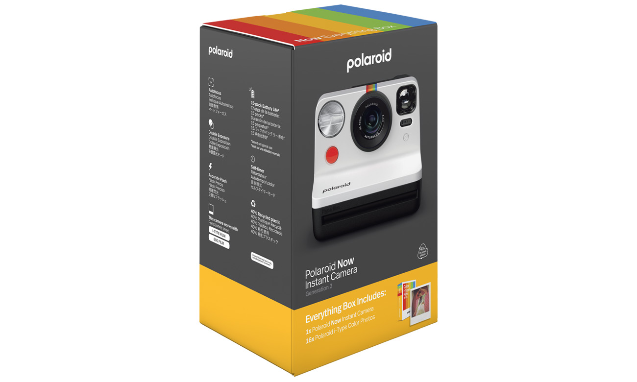 Aparat natychmiastowy Polaroid Now Gen 2 E-box Black