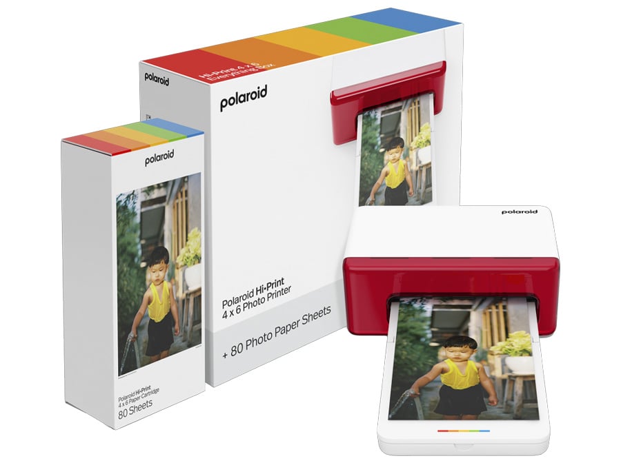 Drukarka do zdjęć Polaroid Hi-print 4x6 biała
