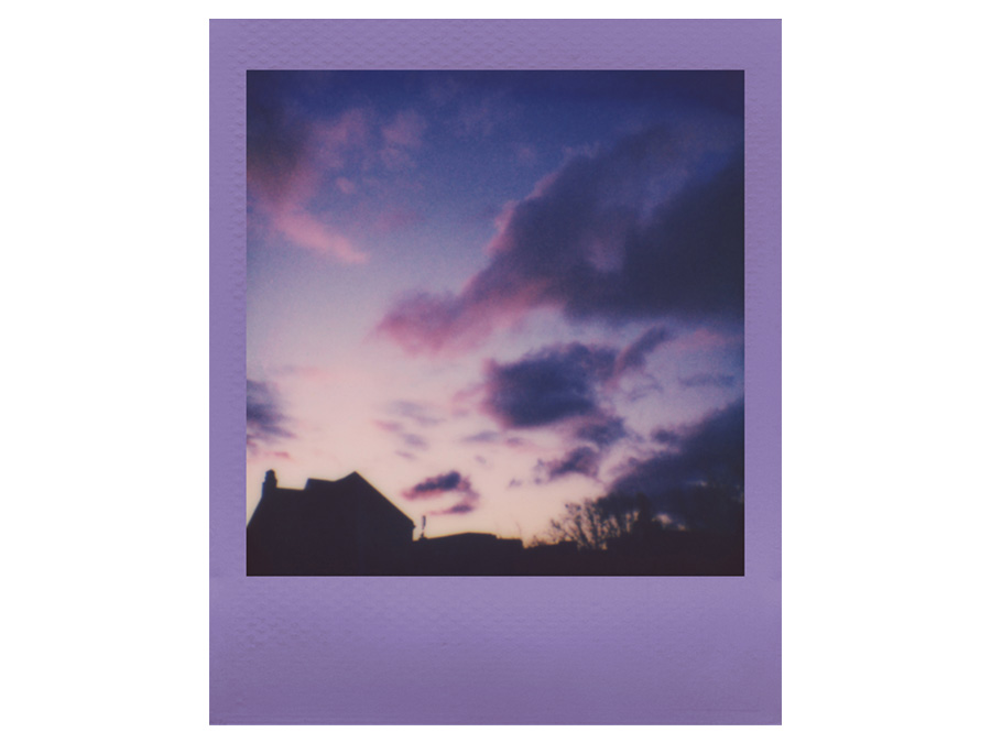 Wkład do aparatu Polaroid color film Go - Purple Haze Frame 2-pak