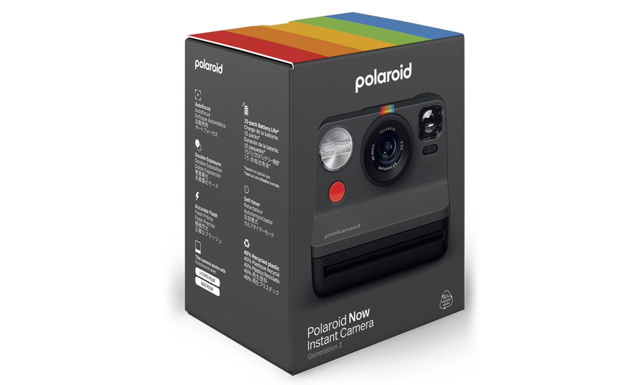 Aparat natychmiastowy Polaroid Now Gen 2 Black