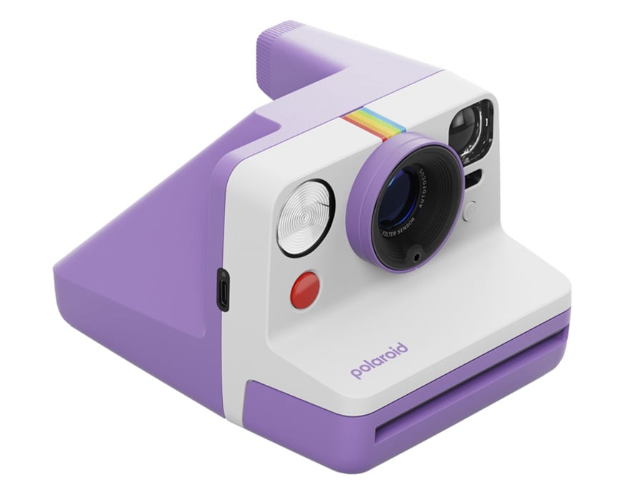Aparat natychmiastowy Polaroid Now Gen 3 fioletowy + wkłady (8 zdjęć)