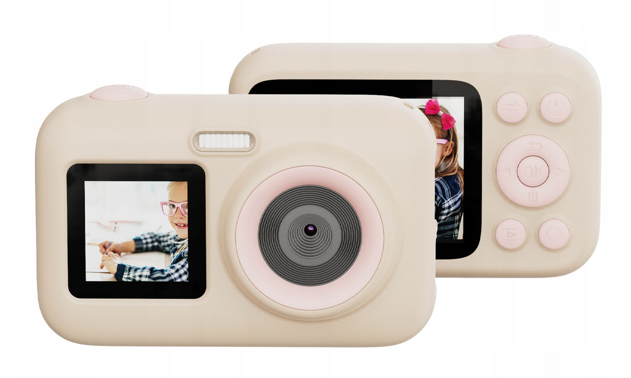 Kamera sportowa dla dzieci SJCAM FunCam+ beżowa