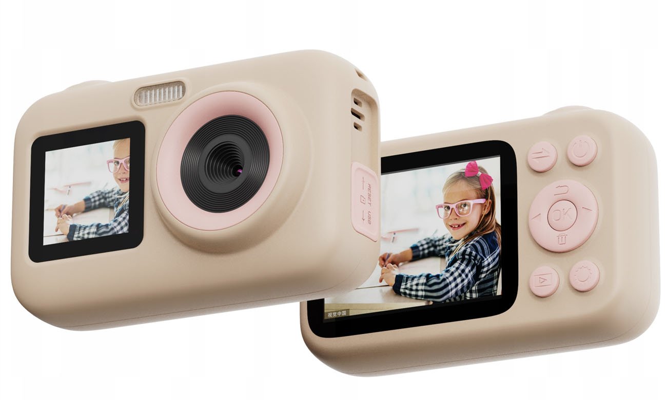 Kamera sportowa dla dzieci SJCAM FunCam+ beżowa