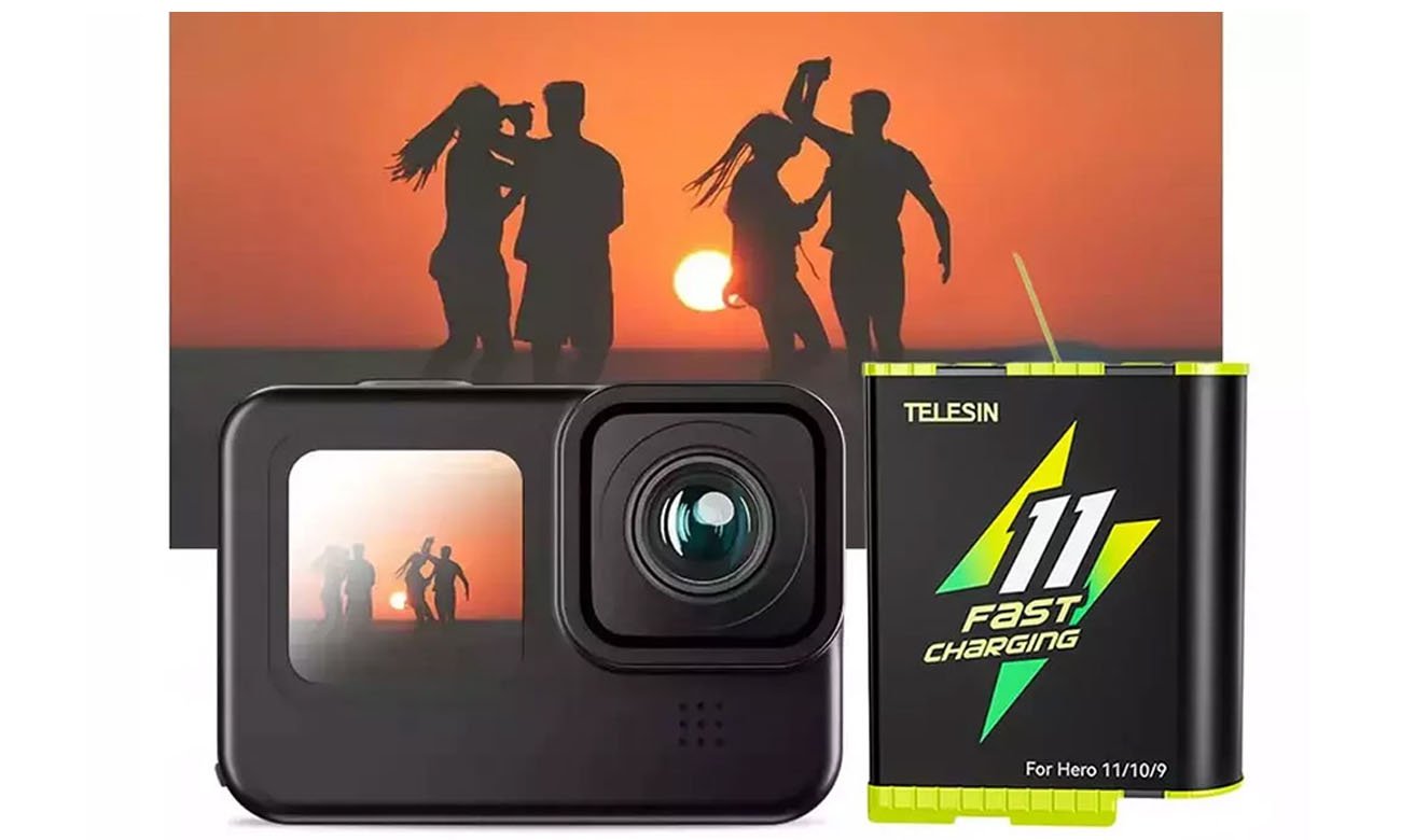Akumulator (fast charge) Telesin dla GoPro 9/10/11 GP-FCB-B11