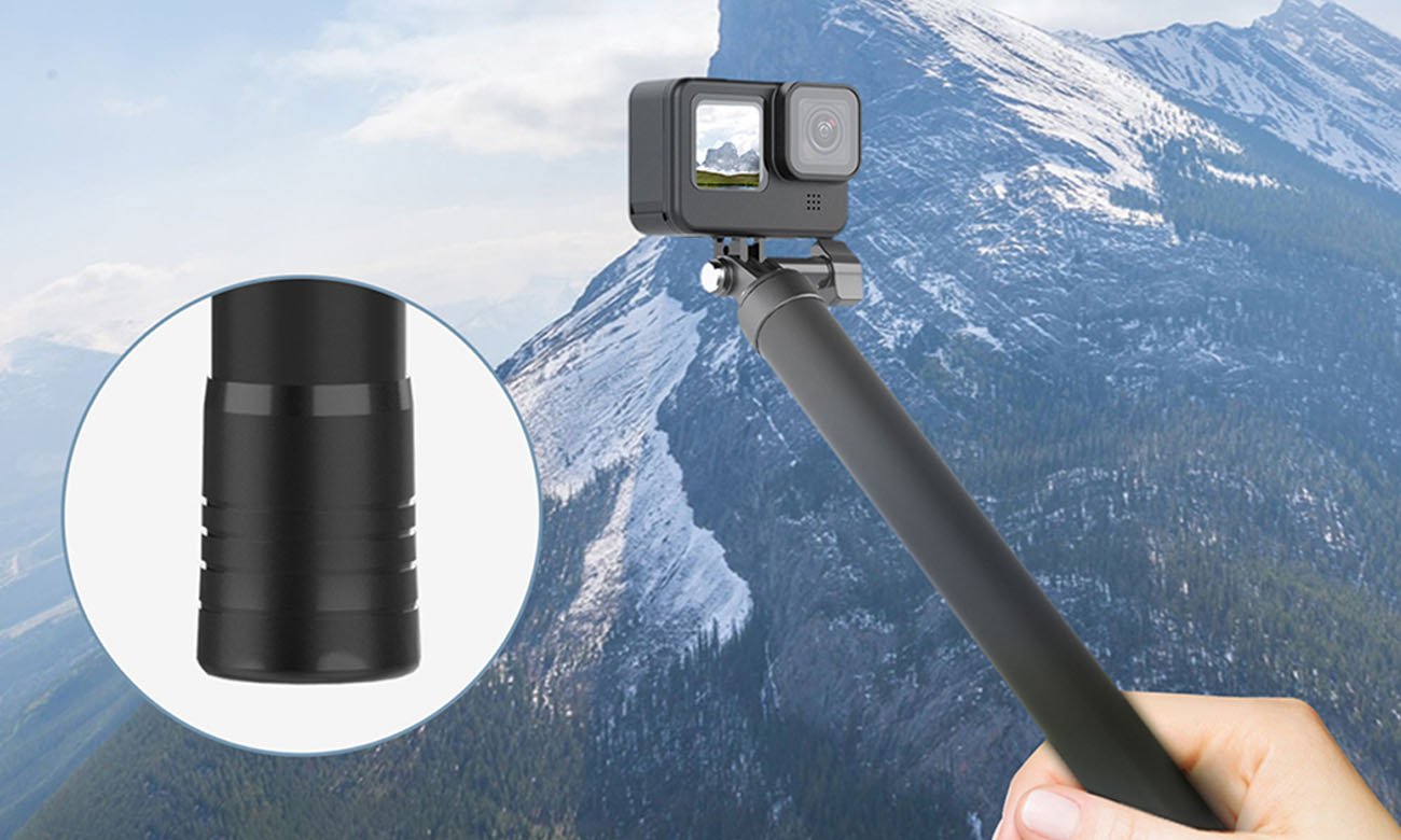 Selfie stick Telesin do kamer sportowych, 3m