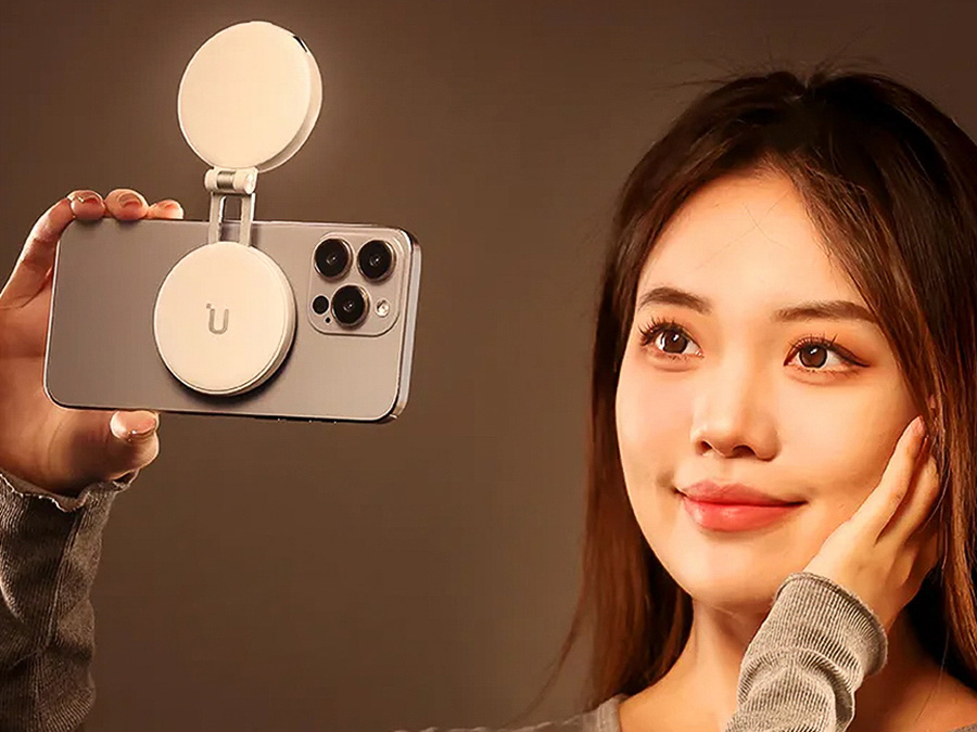 Lampa LED Ulanzi LM19 Magsafe - WB (2500 K - 8500 K), biała