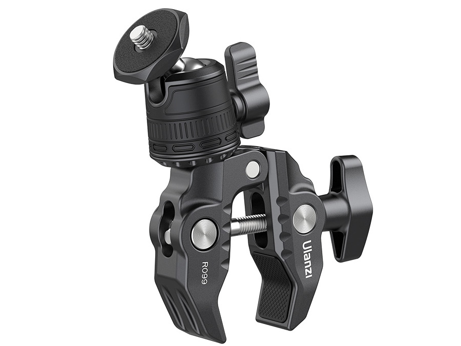 Uchwyt Ulanzi R099 Clamp z głowicą kulową